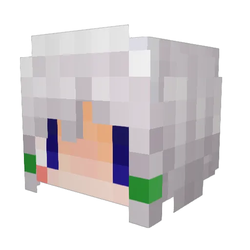 kenshiro398 Minecraft avatar head, 3D render