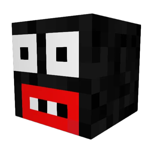 kensitas Minecraft avatar head, 3D render