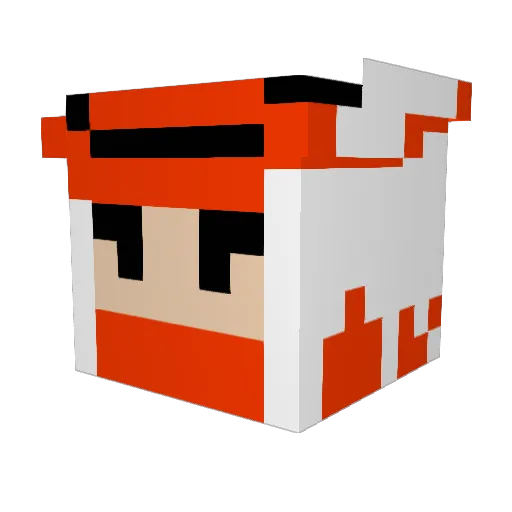 kensord Minecraft avatar head, 3D render
