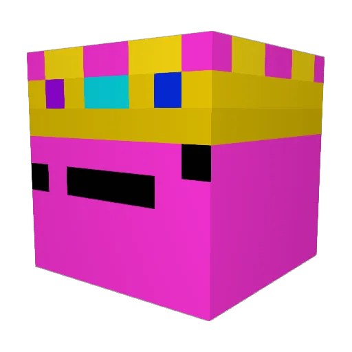 kent_tok Minecraft avatar head, 3D render