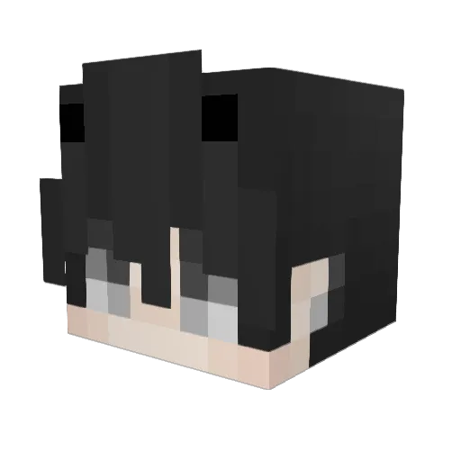 kentaayato Minecraft avatar head, 3D render