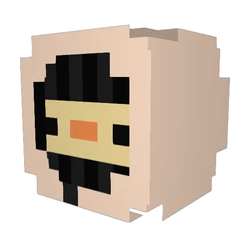 kenthecoolguy Minecraft avatar head, 3D render