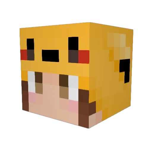kentoSG Minecraft avatar head, 3D render