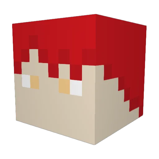 kentonic006 Minecraft avatar head, 3D render