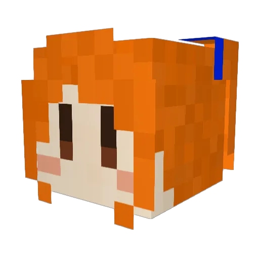 kentororo10 Minecraft avatar head, 3D render