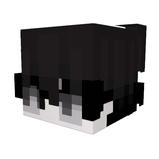 kenv Minecraft avatar head, 3D render