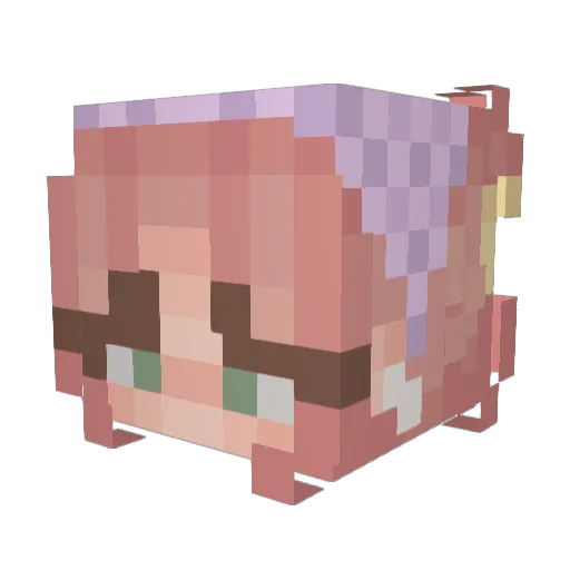 kenyarosas97 Minecraft avatar head, 3D render