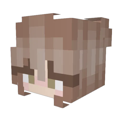 kenzi333 Minecraft avatar head, 3D render