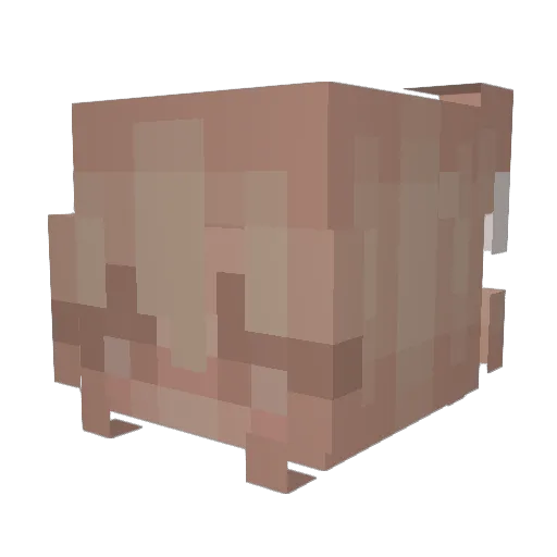 kenzie1233 Minecraft avatar head, 3D render