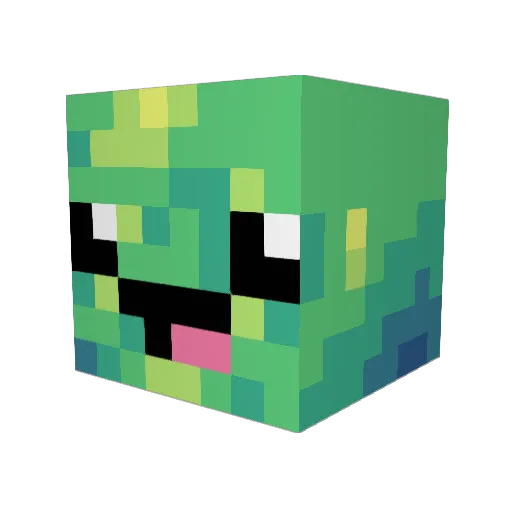 kenziecool Minecraft avatar head, 3D render