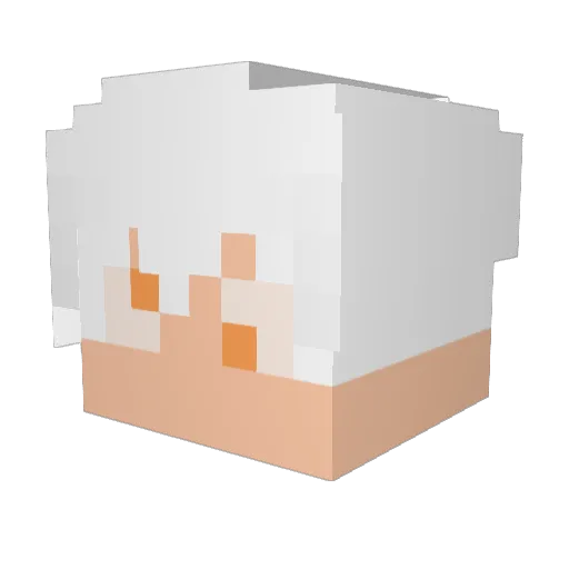 kenzo_carry Minecraft avatar head, 3D render