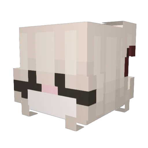 kenzogram Minecraft avatar head, 3D render