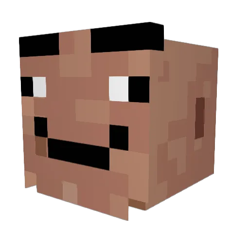 keo_sy Minecraft avatar head, 3D render