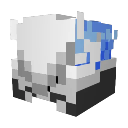 keoicorp Minecraft avatar head, 3D render