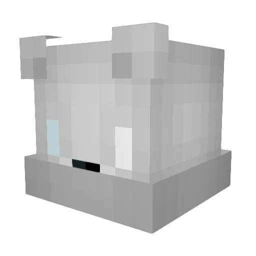 keonohimai Minecraft avatar head, 3D render