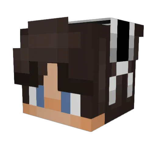 kephaleh Minecraft avatar head, 3D render