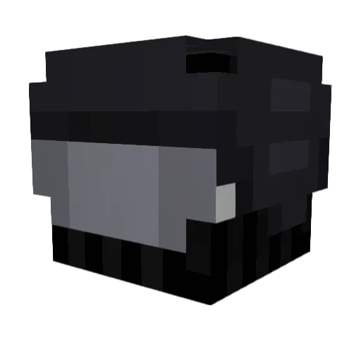 kepooARG Minecraft avatar head, 3D render