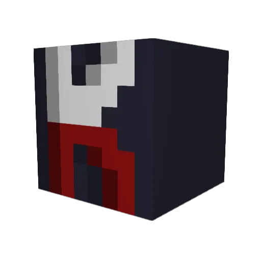 keppzz Minecraft avatar head, 3D render