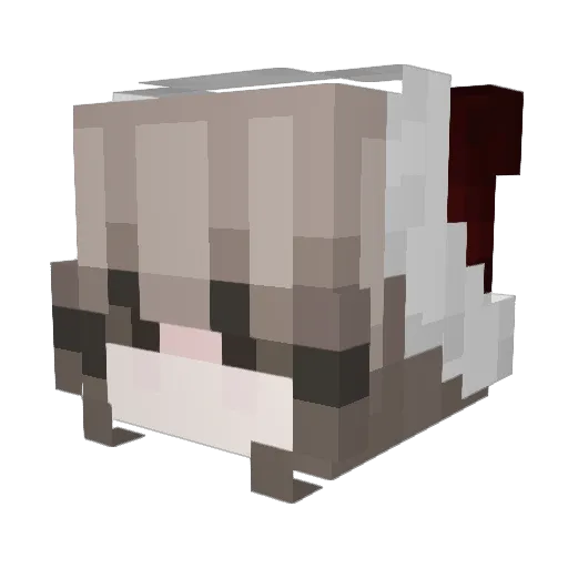 kepriye Minecraft avatar head, 3D render