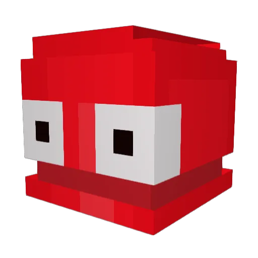 keptyyyy Minecraft avatar head, 3D render