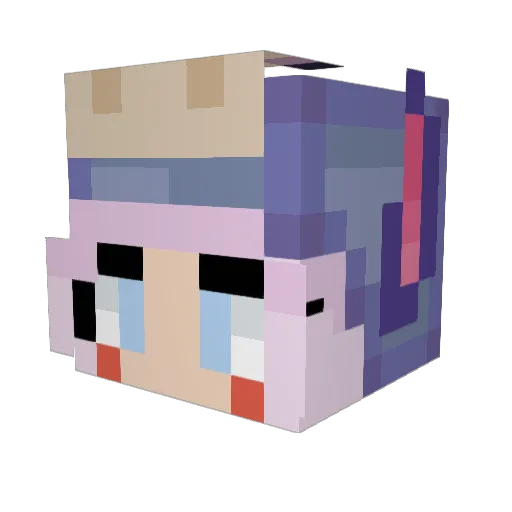 kerebear Minecraft avatar head, 3D render