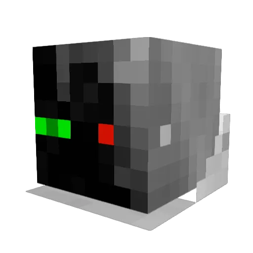 kerele Minecraft avatar head, 3D render