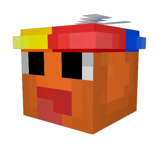 keremanski Minecraft avatar head, 3D render
