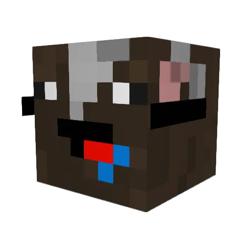 keremcan Minecraft avatar head, 3D render
