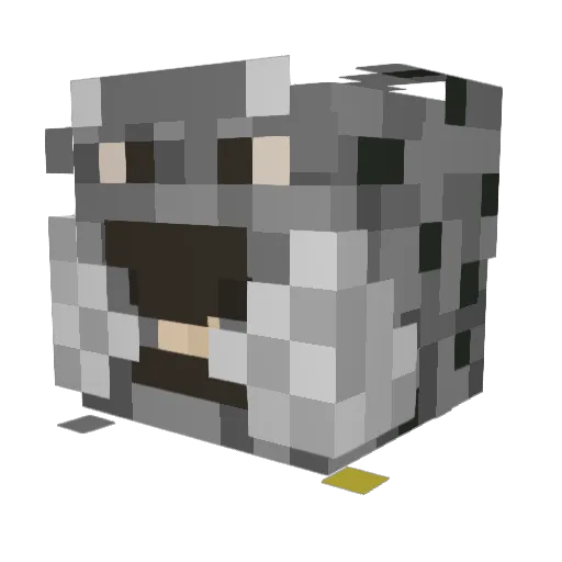 keremjaeger Minecraft avatar head, 3D render