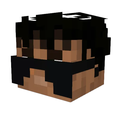 keren332 Minecraft avatar head, 3D render