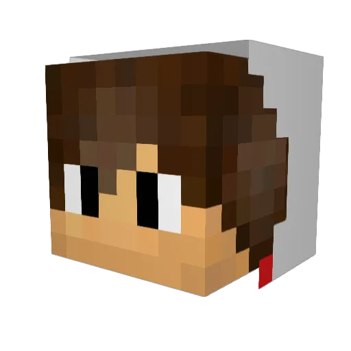 kerimaktuna Minecraft avatar head, 3D render