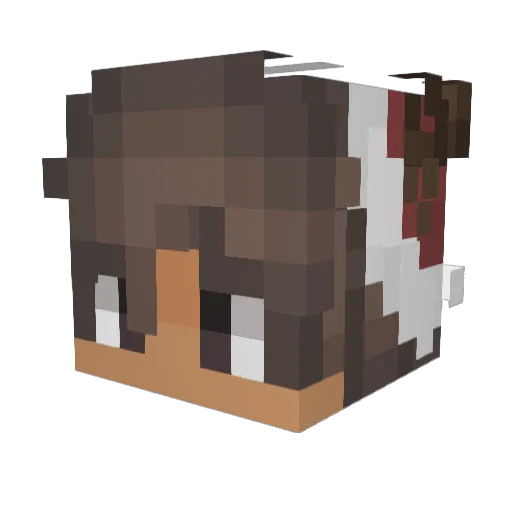 kerimiiceyy Minecraft avatar head, 3D render