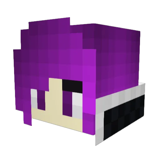 keriscarr Minecraft avatar head, 3D render