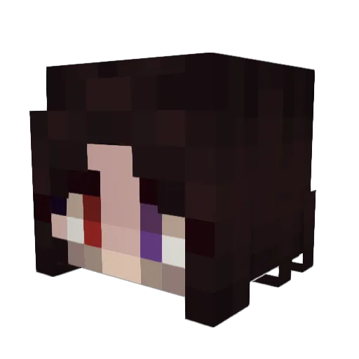kerissel Minecraft avatar head, 3D render