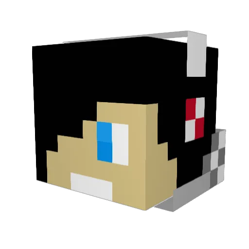 kerkonan_malphas Minecraft avatar head, 3D render