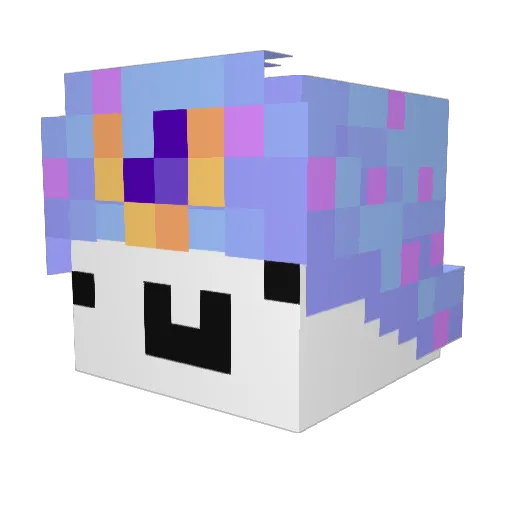 kermeemire Minecraft avatar head, 3D render