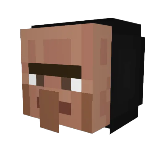 kernbonde Minecraft avatar head, 3D render