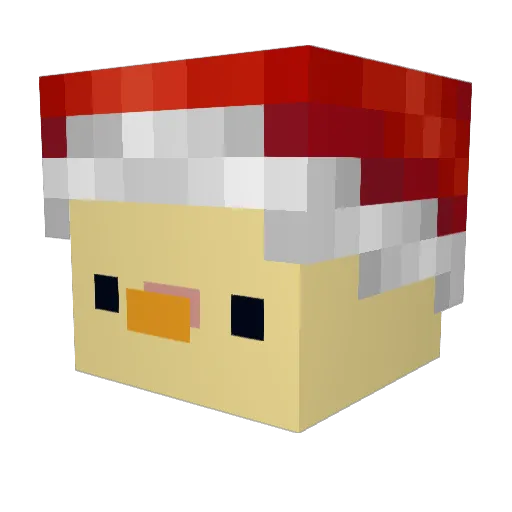 keroEXE Minecraft avatar head, 3D render