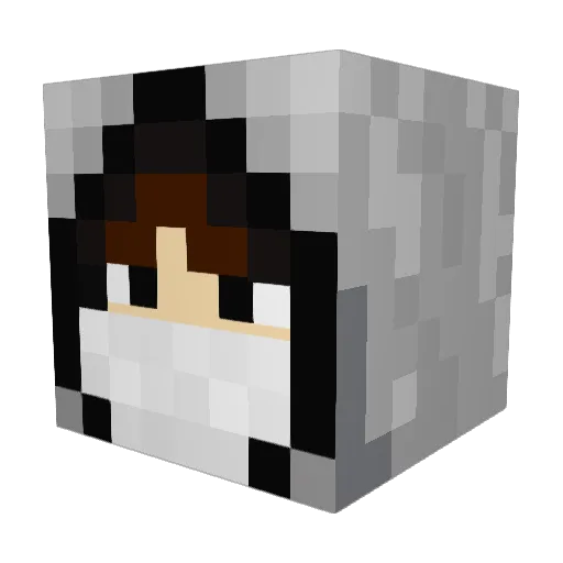 keron246 Minecraft avatar head, 3D render