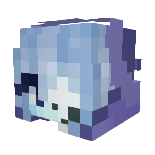 keropi Minecraft avatar head, 3D render