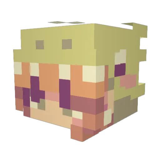 kerry101 Minecraft avatar head, 3D render