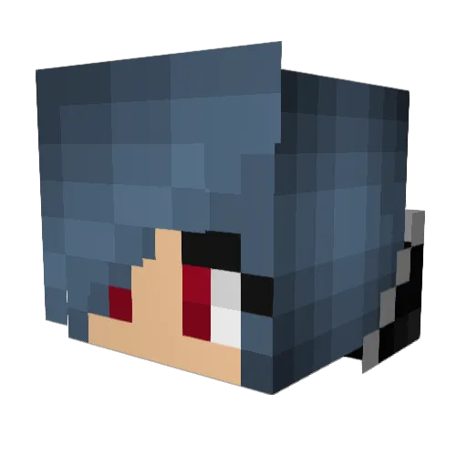 kershir Minecraft avatar head, 3D render