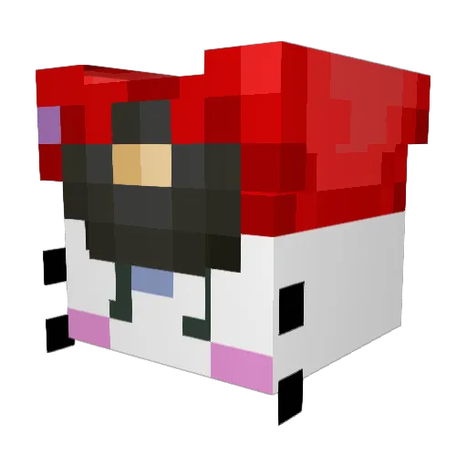 kertus_ Minecraft avatar head, 3D render