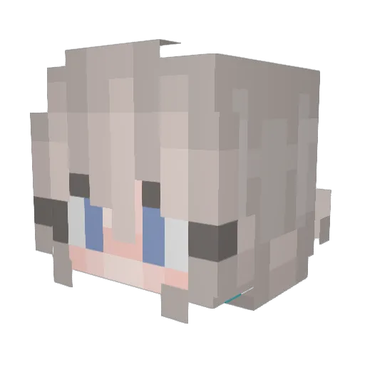 kervano1 Minecraft avatar head, 3D render