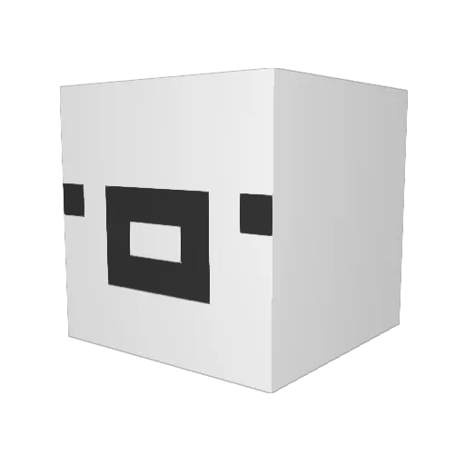 kerxz Minecraft avatar head, 3D render