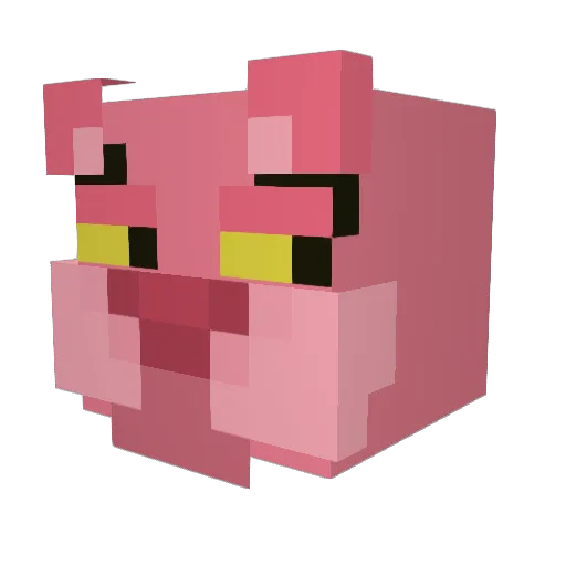kes0052 Minecraft avatar head, 3D render