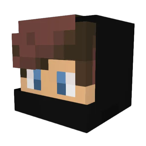 kes1009 Minecraft avatar head, 3D render