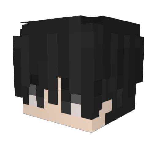 keshimetiPL Minecraft avatar head, 3D render