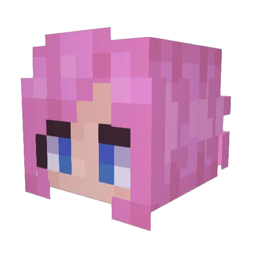 keshosch Minecraft avatar head, 3D render