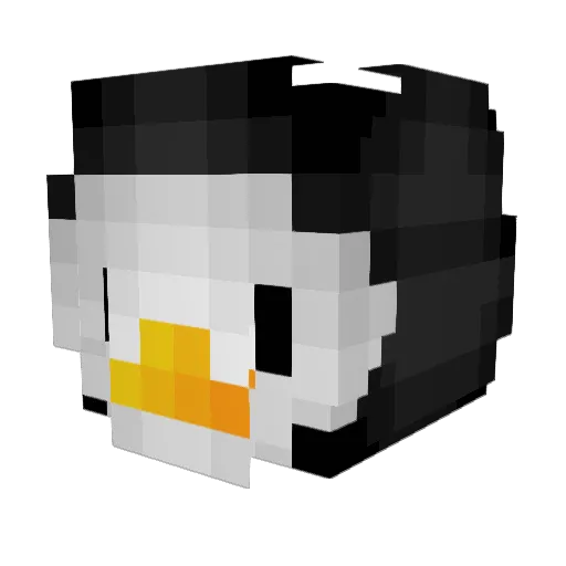kess_emak Minecraft avatar head, 3D render